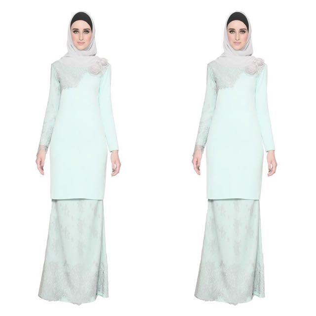 Rizman Ruzaini Blooming Lace Kurung Muslimah Fashion on 