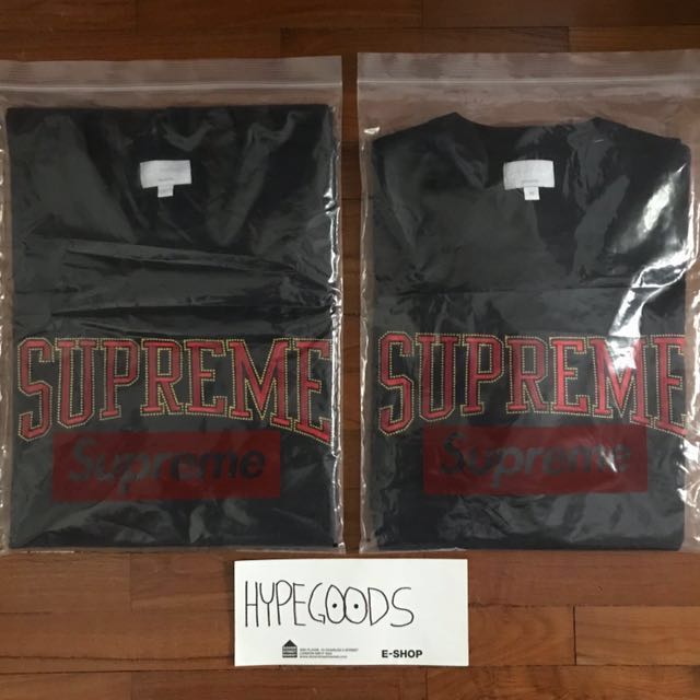 Supreme Dotted Arc Top Black Men s Fashion Tops Sets Shirts on Carousell