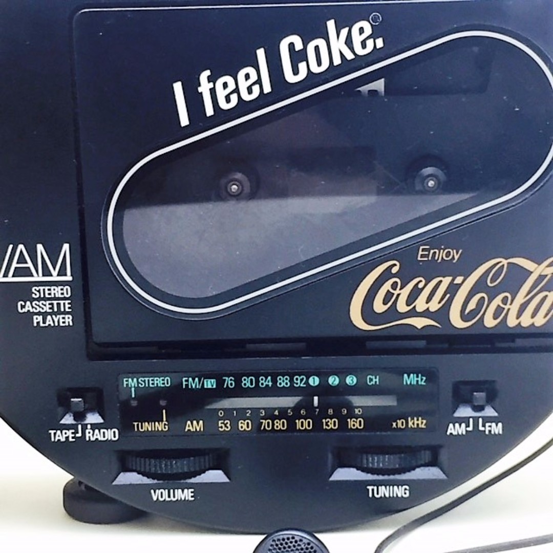 Vintage Coca Cola Radio Cassette Player Hobbies And Toys Memorabilia And Collectibles Vintage
