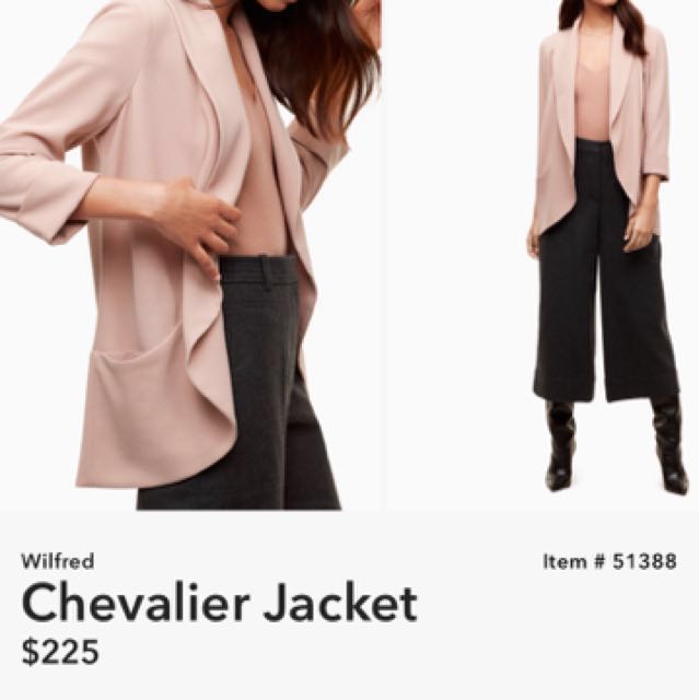 Aritzia wilfred chevalier jacket top