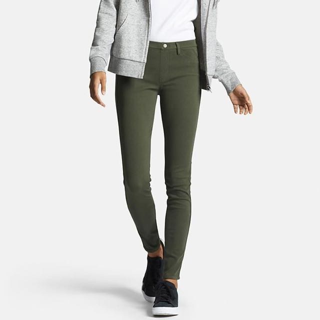 olive green womens jeans