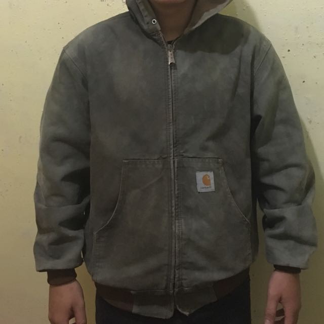 Carhartt zip hoodie canvas