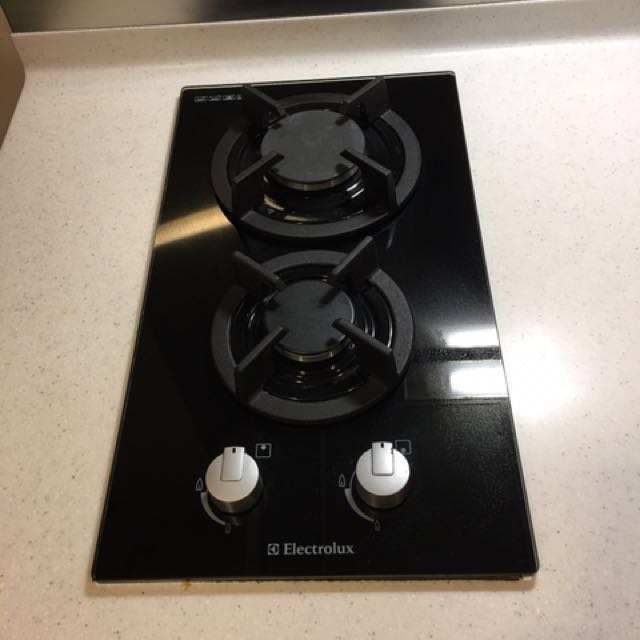 Electrolux domino tempered glass gas hobs, TV & Home Appliances