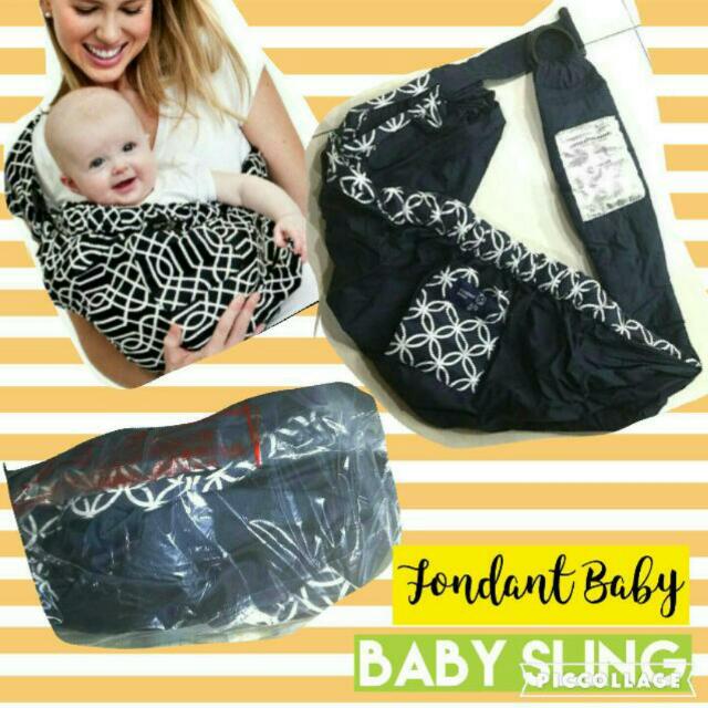 Fondant baby shop sling