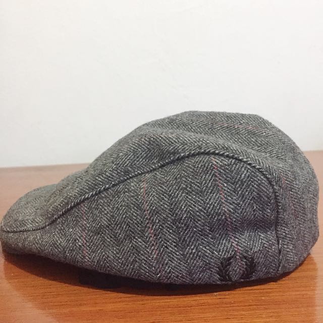 Fred perry sale herringbone flat cap