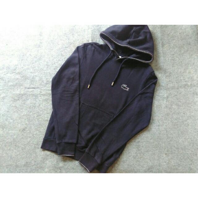 Hoodie Lacoste Small Logo, Fesyen Pria 