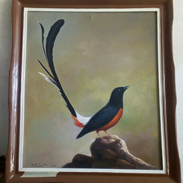 Lukisan Burung Murai Batu Perabotan Rumah Di Carousell