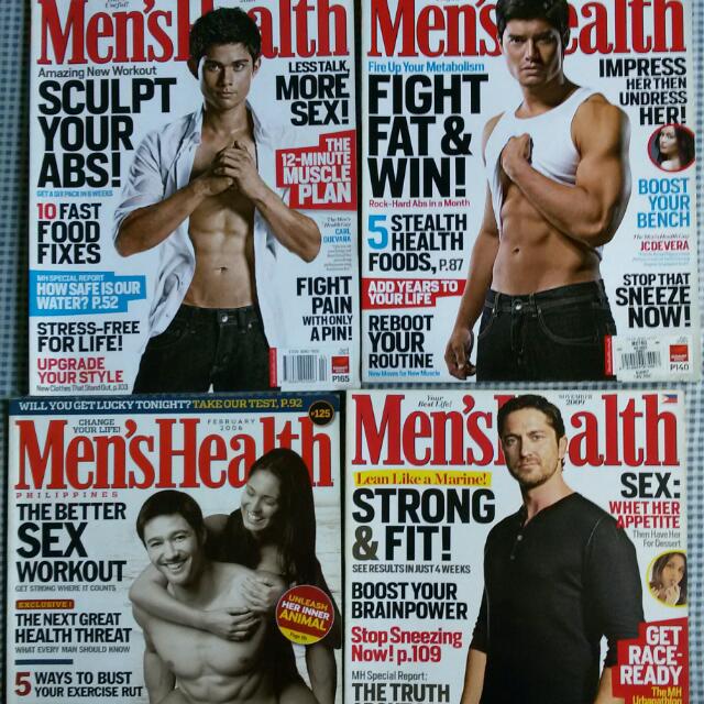 Mens Health Magazines Back Issues Set Of 4 Hobbies And Toys Books And Magazines Magazines On 8008