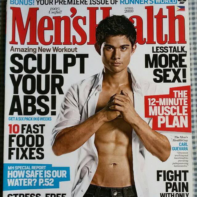 Men's Health Magazines back issues set of 4, Hobbies & Toys, Books