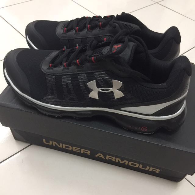 Under armour men's micro g attack running best sale shoes