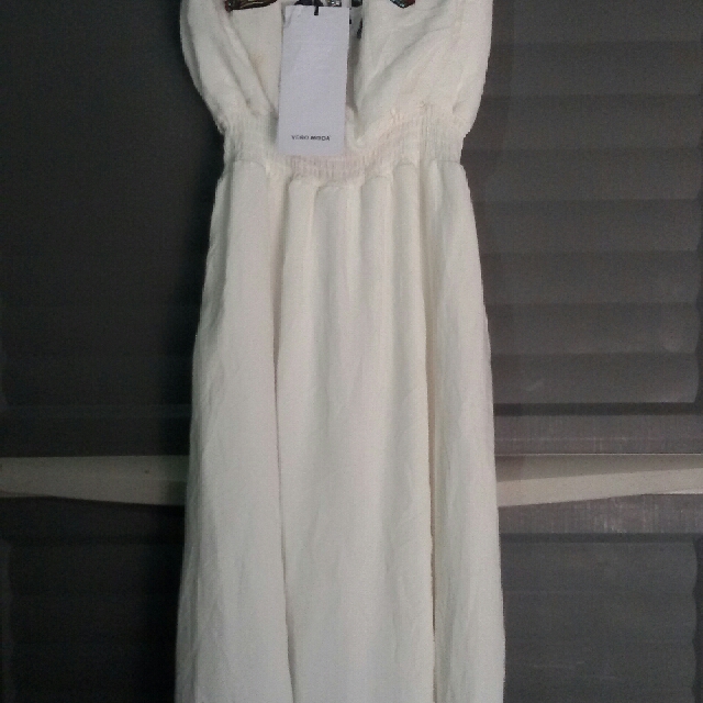 vero moda white maxi dress