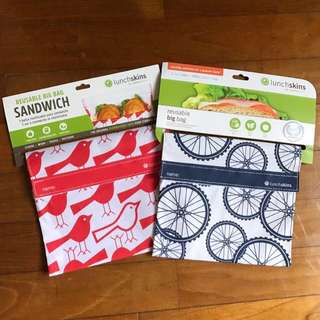 Lunchskins Reusable Quart Sandwich Bags