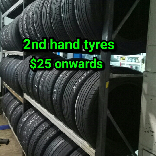 2nd hand tyre, Pre own tyre, Used tyre for passenger car, Car