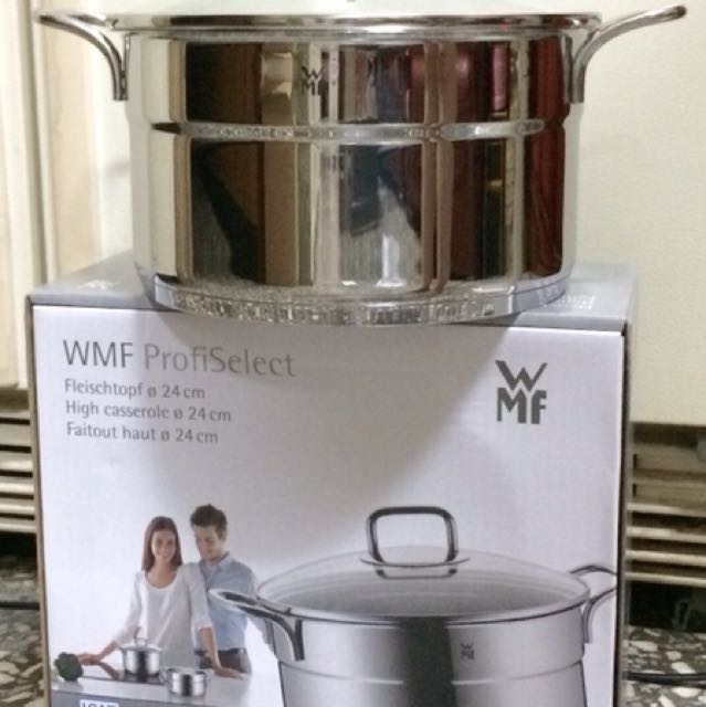 全聯全新德國精緻工藝wmf Profiselect 可疊放高身湯鍋24cm 居家生活 家庭雜貨在旋轉拍賣