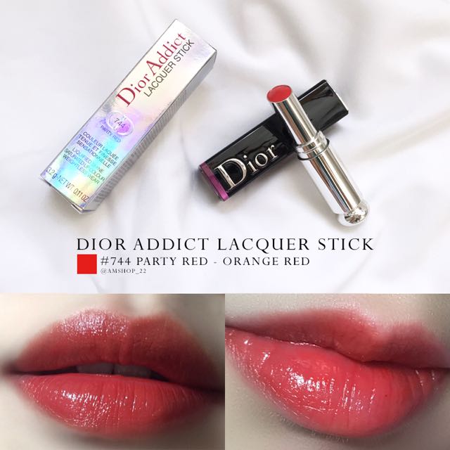 dior 744 party red