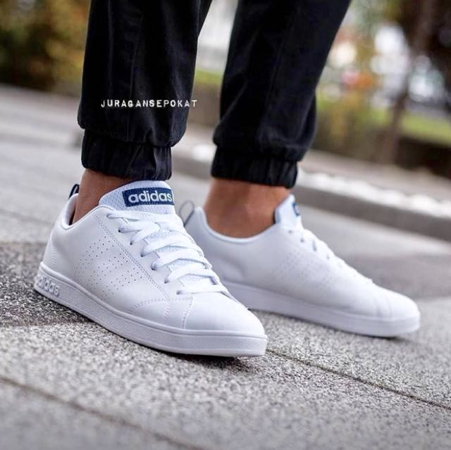 adidas neo advantage white navy