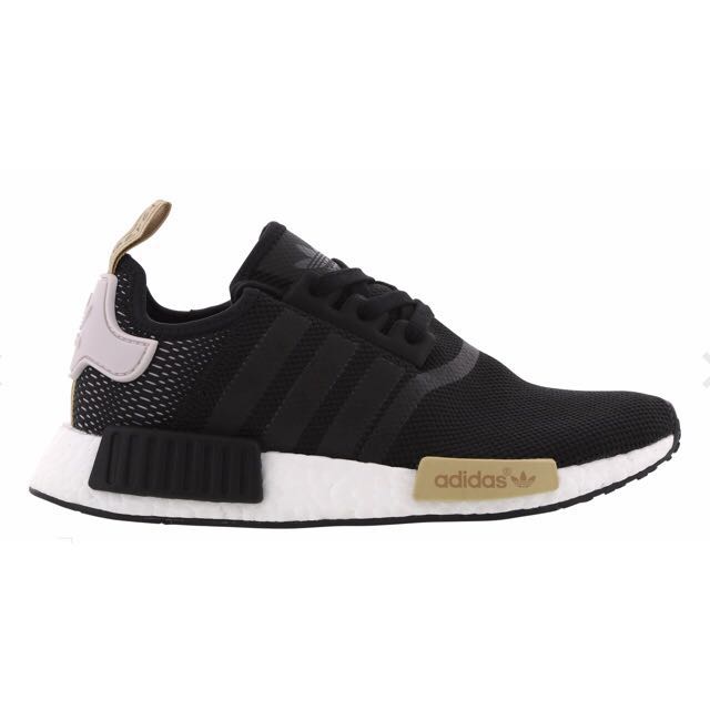 Adidas NMD R1 Core Black Ice Purple, Women's Fashion, Shoes on Carousell