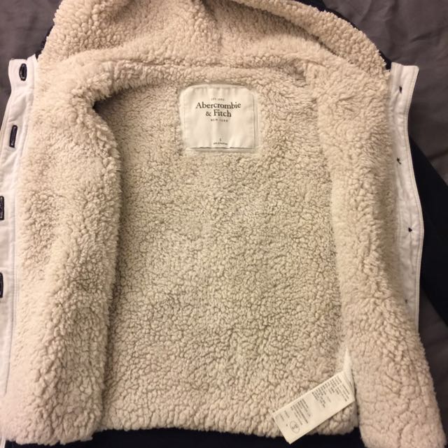 abercrombie and fitch fleece jacket