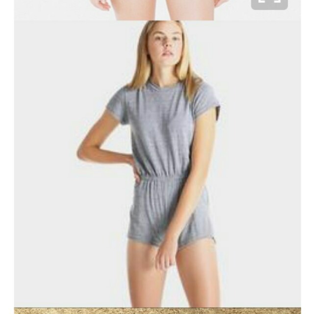 American apparel tshirt romper clearance
