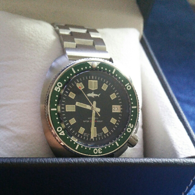Automatic Sharkey Apocalypse 6105 8110 MH35A Movement Diver Watch