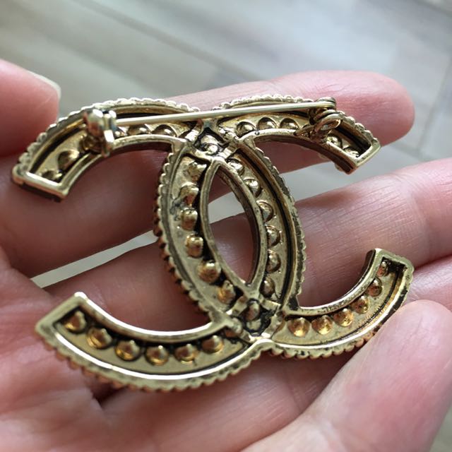 Chanel inspired brooch Women s Fashion Jewelry Organisers Brooches on Carousell