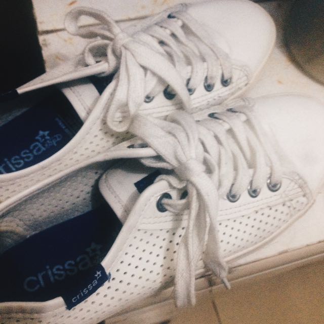 Crissa white shoes best sale