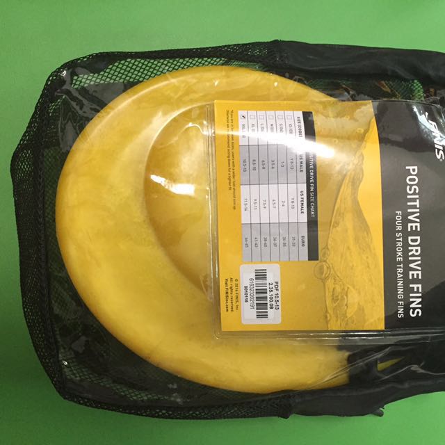 Finis Positive Drive Fins XXL, Sports Equipment, Sports & Games, Water