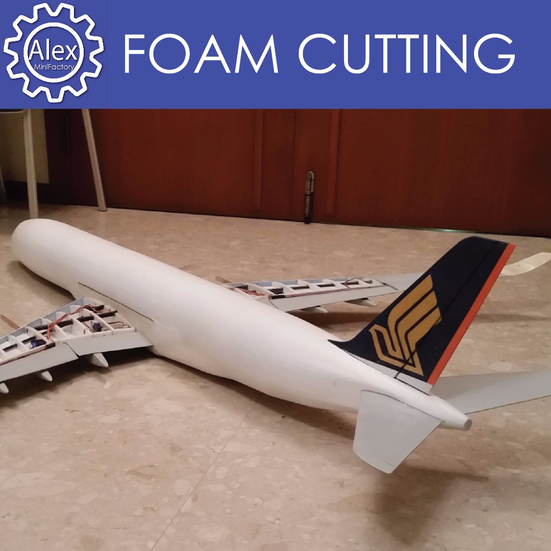 polystyrene airplane models