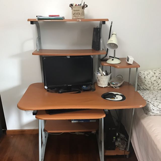 Free Computer Desk Plus Hp 3 In 1 Printer Furniture Tables Free Computer Desk Plus Hp 3 In 1