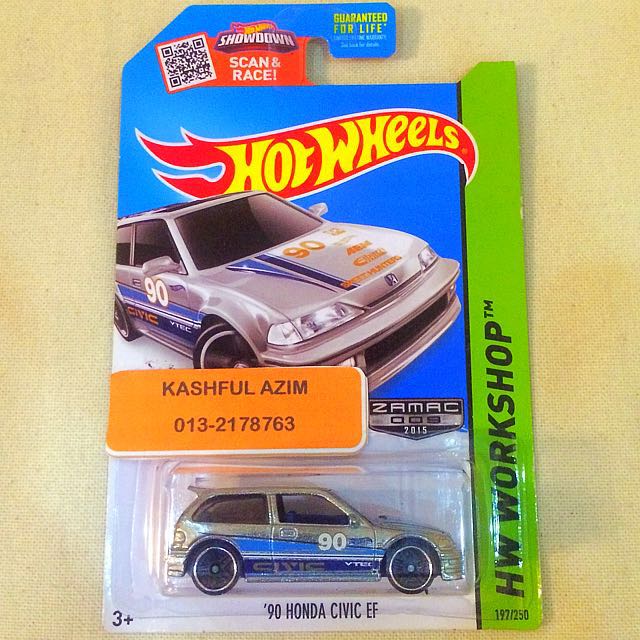 Hot wheels civic ef zamac discount