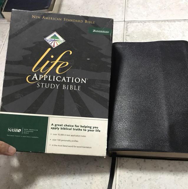 Life Application Study Bible Nasb Books Stationery Fiction
