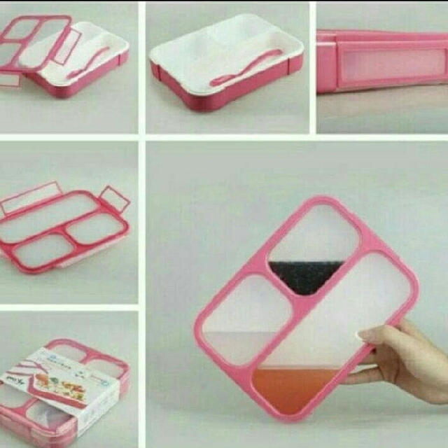 lunch box tempat makan yooyee 3 sekat bento box tempat