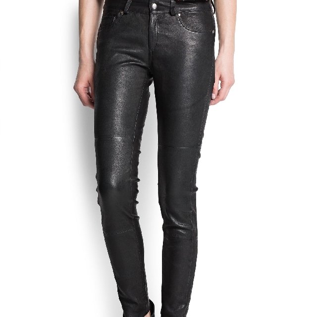 Real leather skinny jeans outlet