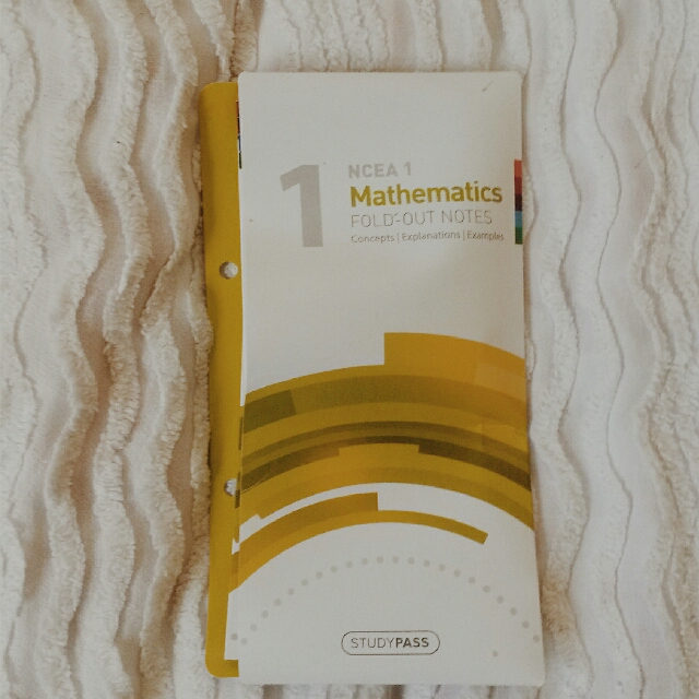 NCEA Level 1 Mathematics Fold Out Notes - Concepts/Explanations ...