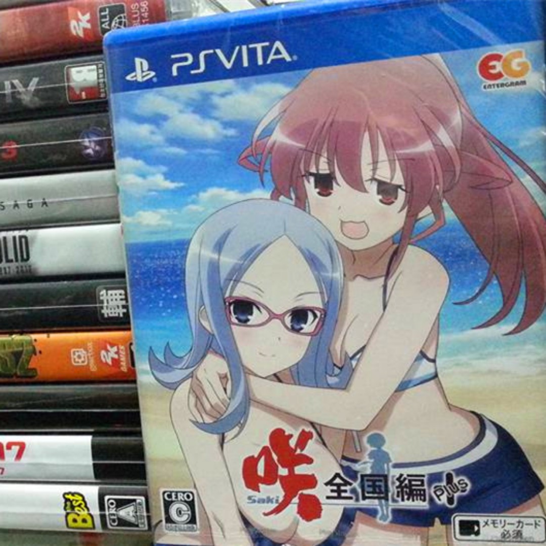 new] PSV Saki Zenkoku Hen Plus SONY Playstation VITA Entergram Bishoujo  Games, Video Gaming, Video Games, PlayStation on Carousell