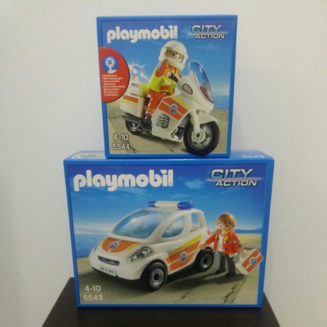 Playmobil 5543 Coast Guard Emergency Vehicle & Playmobil 5554 Rescue Hobbies & Toys, & Games on Carousell