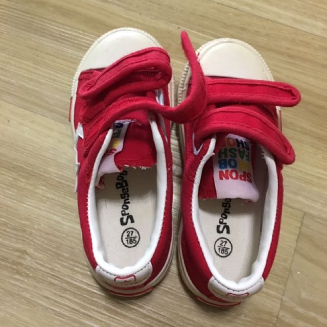 Red school clearance shoes