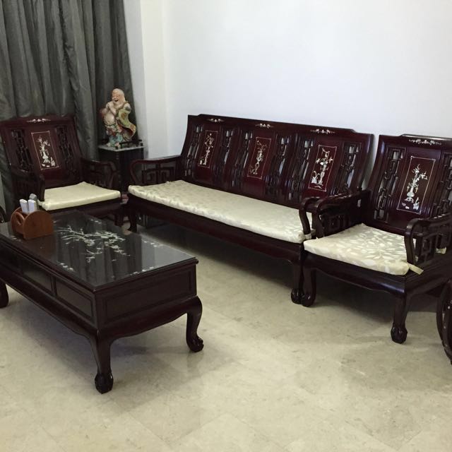 Rosewood living cheap room set