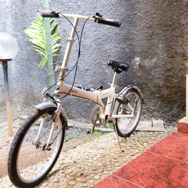 Sepeda Lipat Polygon Centro White Olah Raga Sepeda Di Carousell