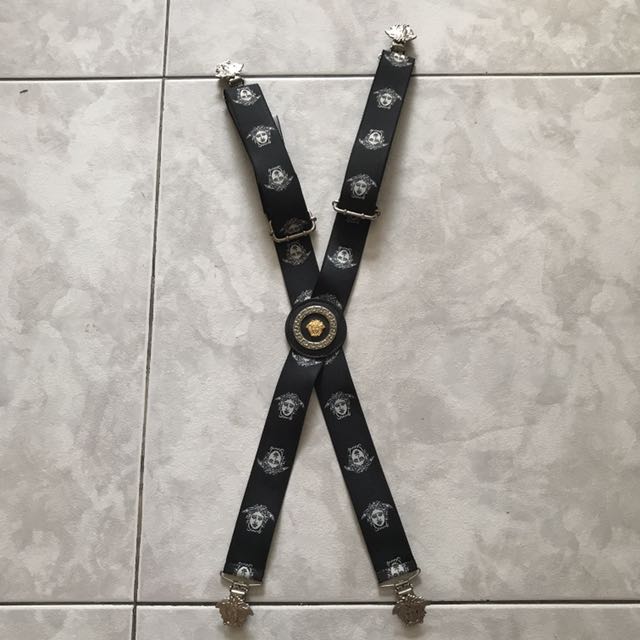 Versace Suspender, Men's Fashion, Tops & Sets, Formal Shirts on Carousell