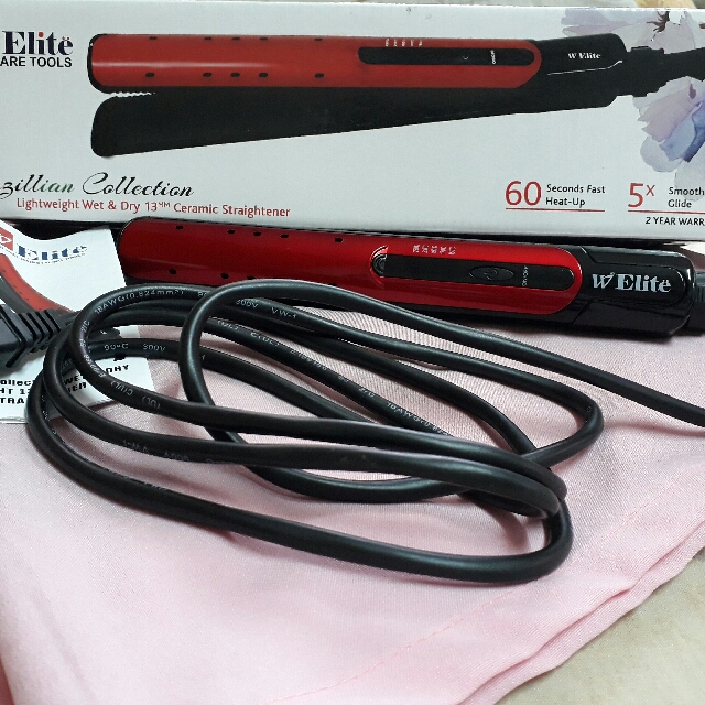 W elite hair iron review top