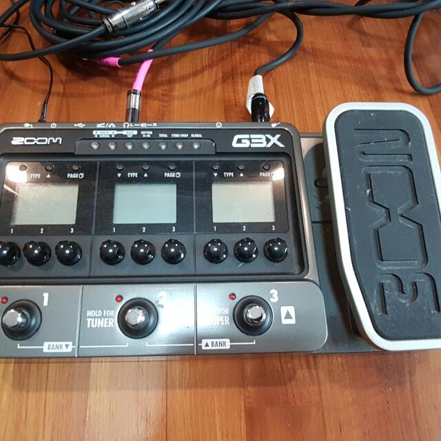Zoom G3x Multi Effects Guitar Pedal, Hobbies & Toys, Music & Media ...