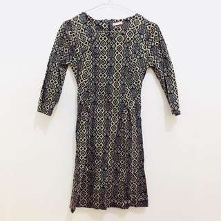 Batik Mini Dress