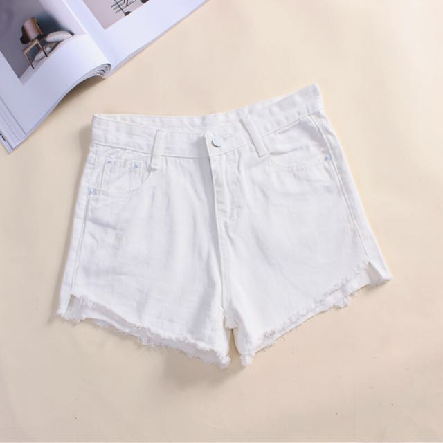 White short denim on sale