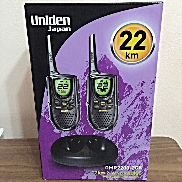 BRAND NEW UNIDEN 22KM WALKIE TALKIES (EXPORT MODEL), Audio, Other Audio
