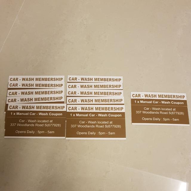Car Wash Membership Vouchers Pending Car Accessories On Carousell