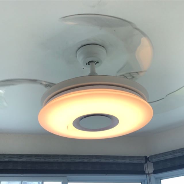 Ceiling Fan Light Bluetooth Speaker Furniture Home Decor