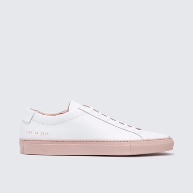 Common Projects Archilles Low Pink Sole 