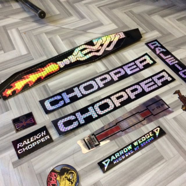 raleigh chopper decals