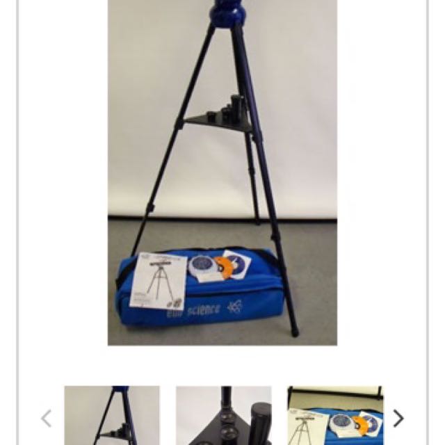 EDU SCIENCE ASTRO NOVA 100 TELESCOPE 350X POWER COOL
